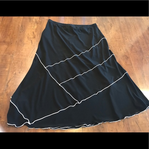 Joseph Ribkoff Black white Maxi Skirt - Picture 2 of 6